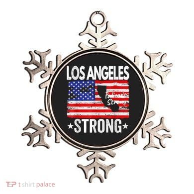 Los Angeles Strong Palisades Strong Flag Ornament