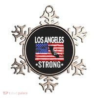 Los Angeles Strong Palisades Strong Flag Ornament thumb 0