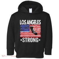 Los Angeles Strong Palisades Strong Flag Toddler Hoodie thumb 0