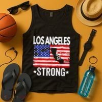 Los Angeles Strong Palisades Strong Flag Tank Top thumb 4