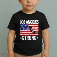Los Angeles Strong Palisades Strong Flag Toddler T-Shirt thumb 2