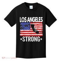 Los Angeles Strong Palisades Strong Flag Kids T-Shirt thumb 0