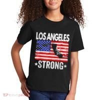 Los Angeles Strong Palisades Strong Flag Kids T-Shirt thumb 2