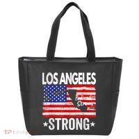 Los Angeles Strong Palisades Strong Flag Tote Bag thumb 0