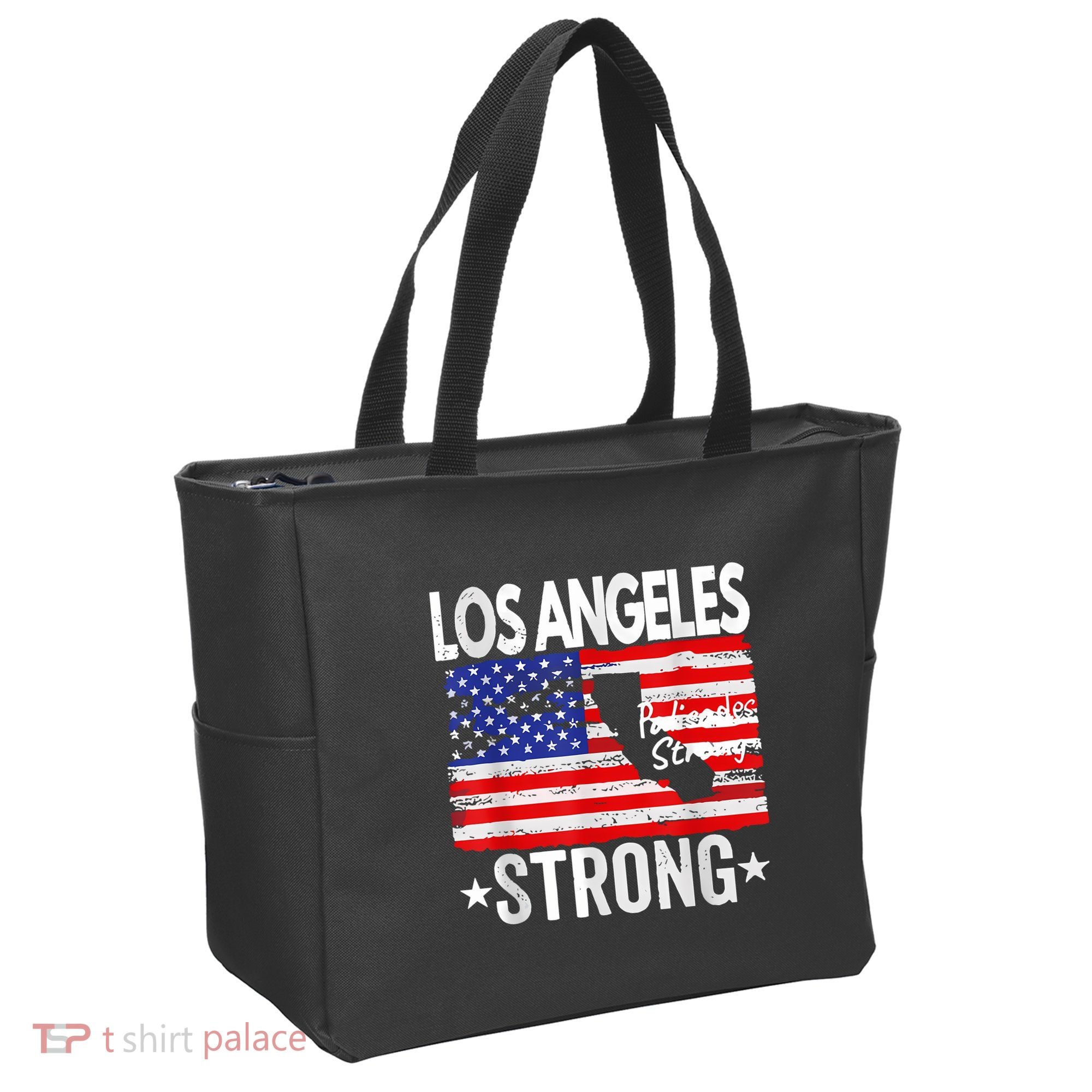 Los Angeles Strong Palisades Strong Flag Tote Bag