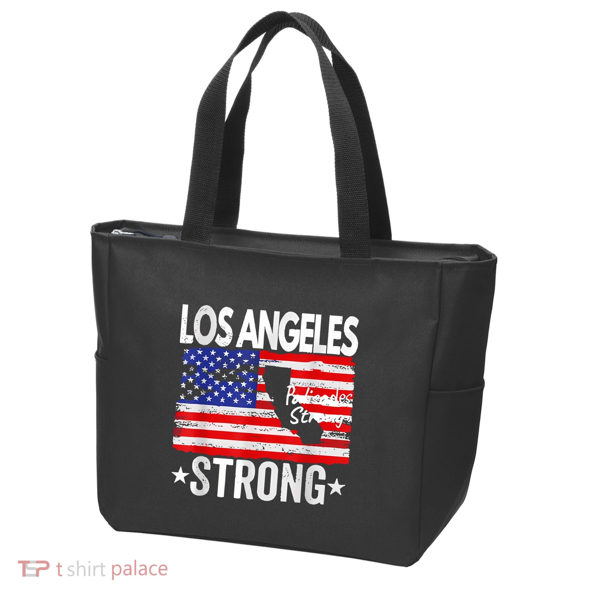 Los Angeles Strong Palisades Strong Flag Tote Bag