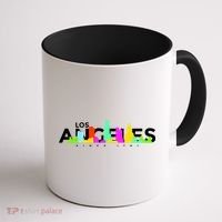 Los Angeles Skyline Since 1781 Coffee Mug thumb 1