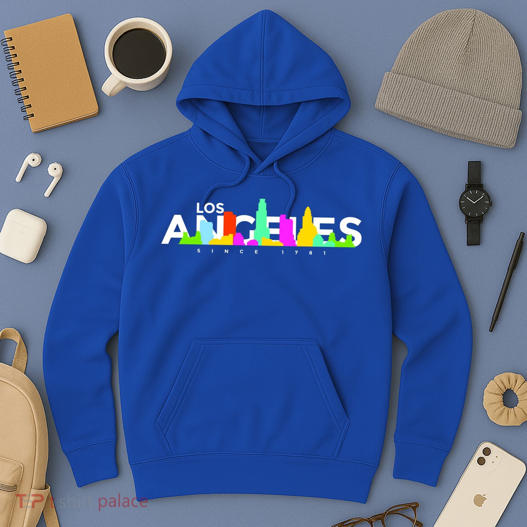 Los Angeles Skyline Since 1781 Hoodie