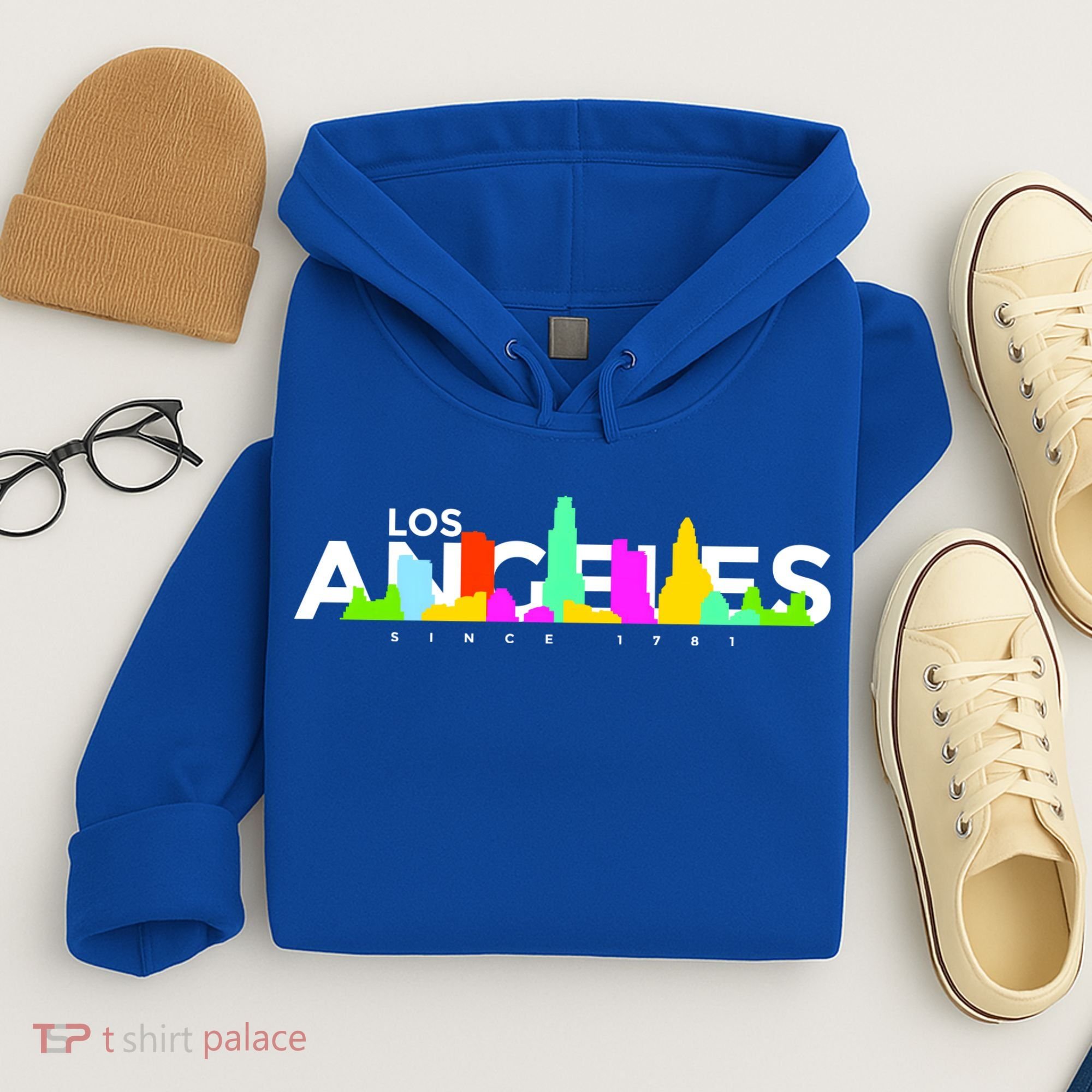 Los Angeles Skyline Since 1781 Hoodie