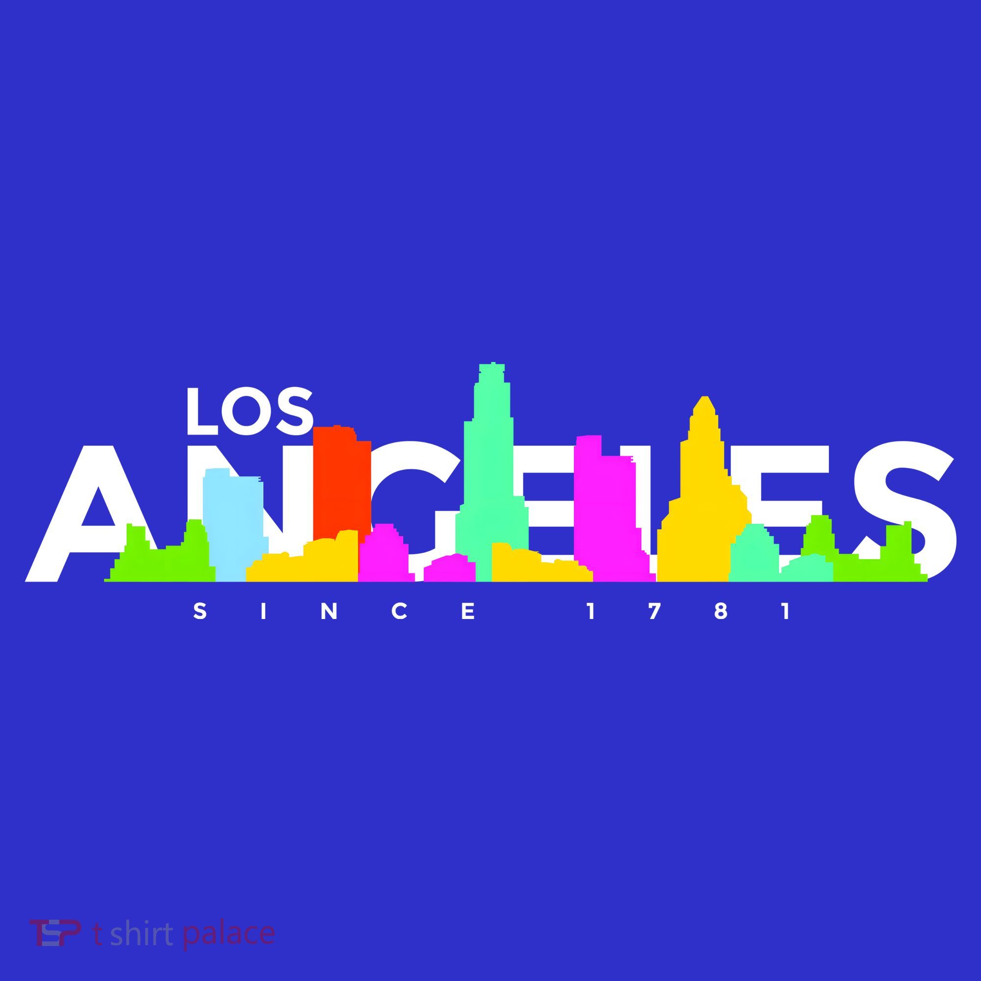 Los Angeles Skyline Since 1781 Long Sleeve Shirt
