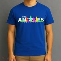 Los Angeles Skyline Since 1781 T-Shirt thumb 3