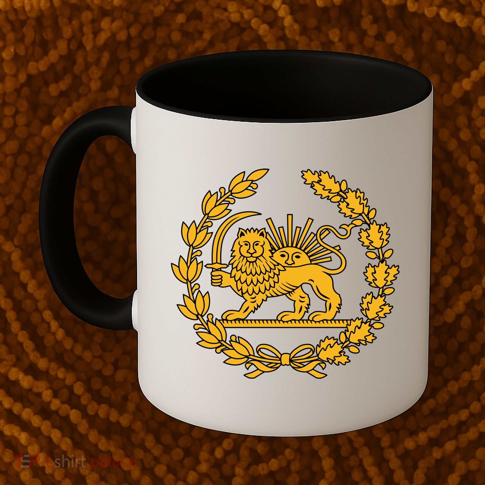 Lion And Sun Emblem Of Persia Iran Shir-o-Khoshid Coffee Mug