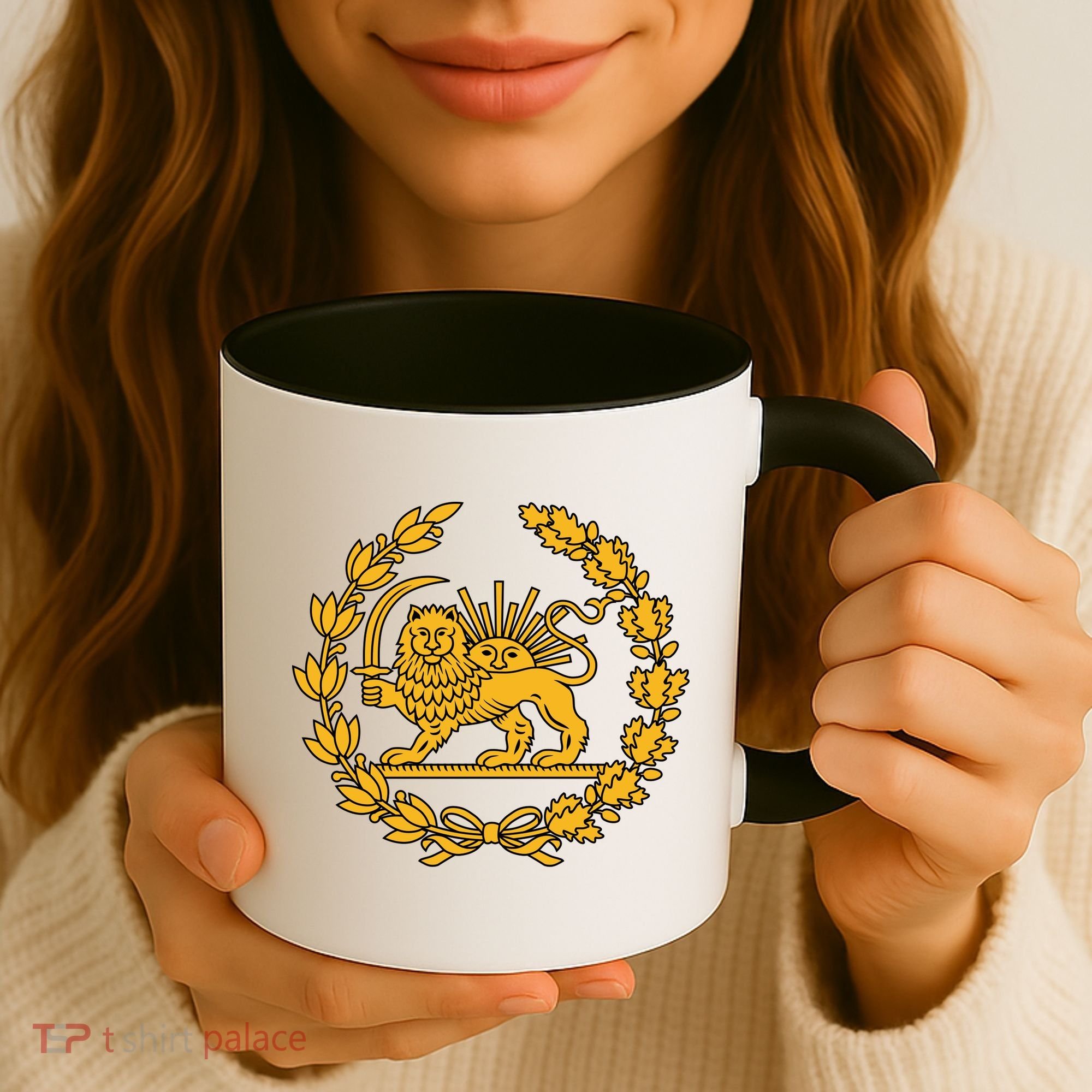 Lion And Sun Emblem Of Persia Iran Shir-o-Khoshid Coffee Mug