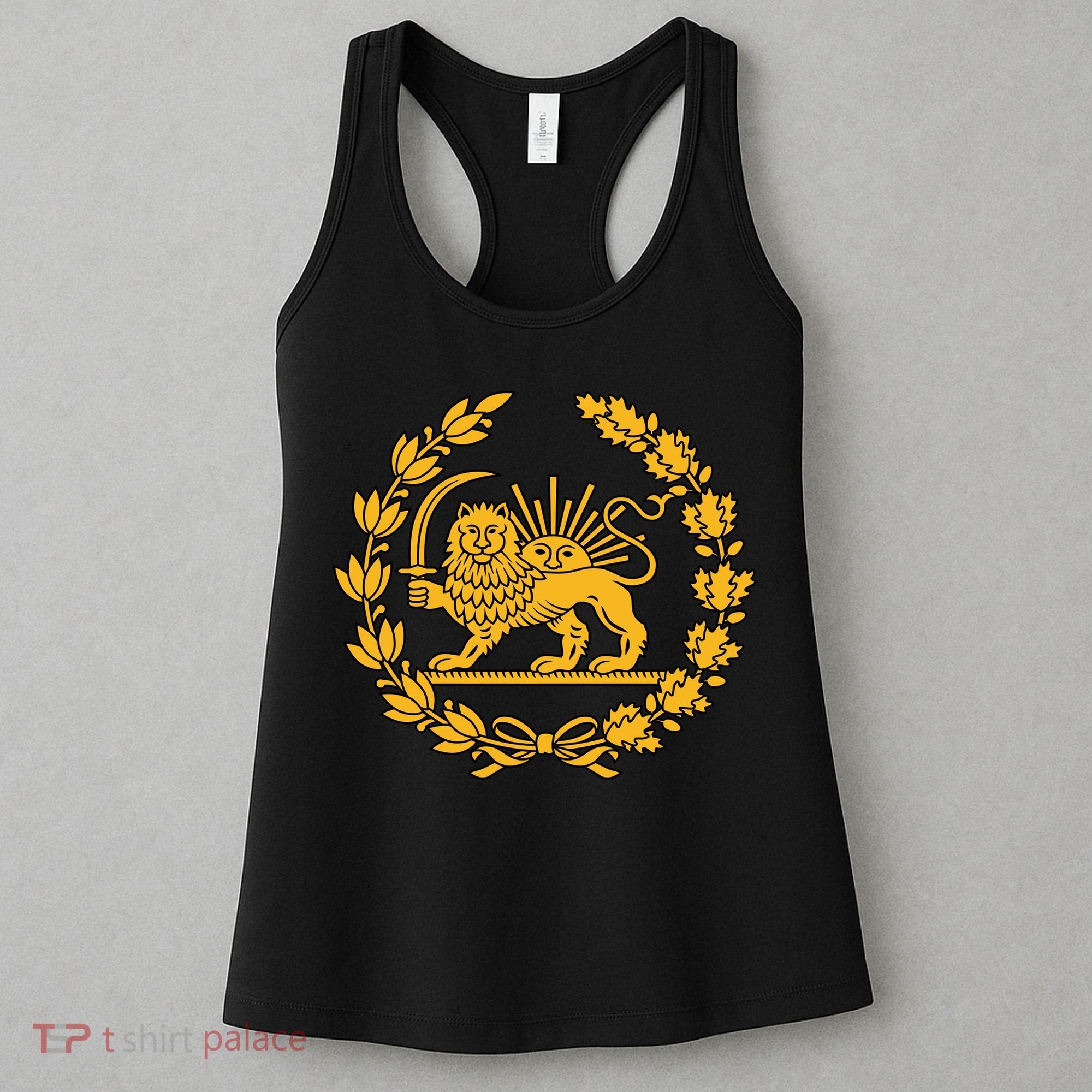 Lion And Sun Emblem Of Persia Iran Shir-o-Khoshid Women's Tank Top