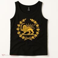Lion And Sun Emblem Of Persia Iran Shir-o-Khoshid Tank Top thumb 2