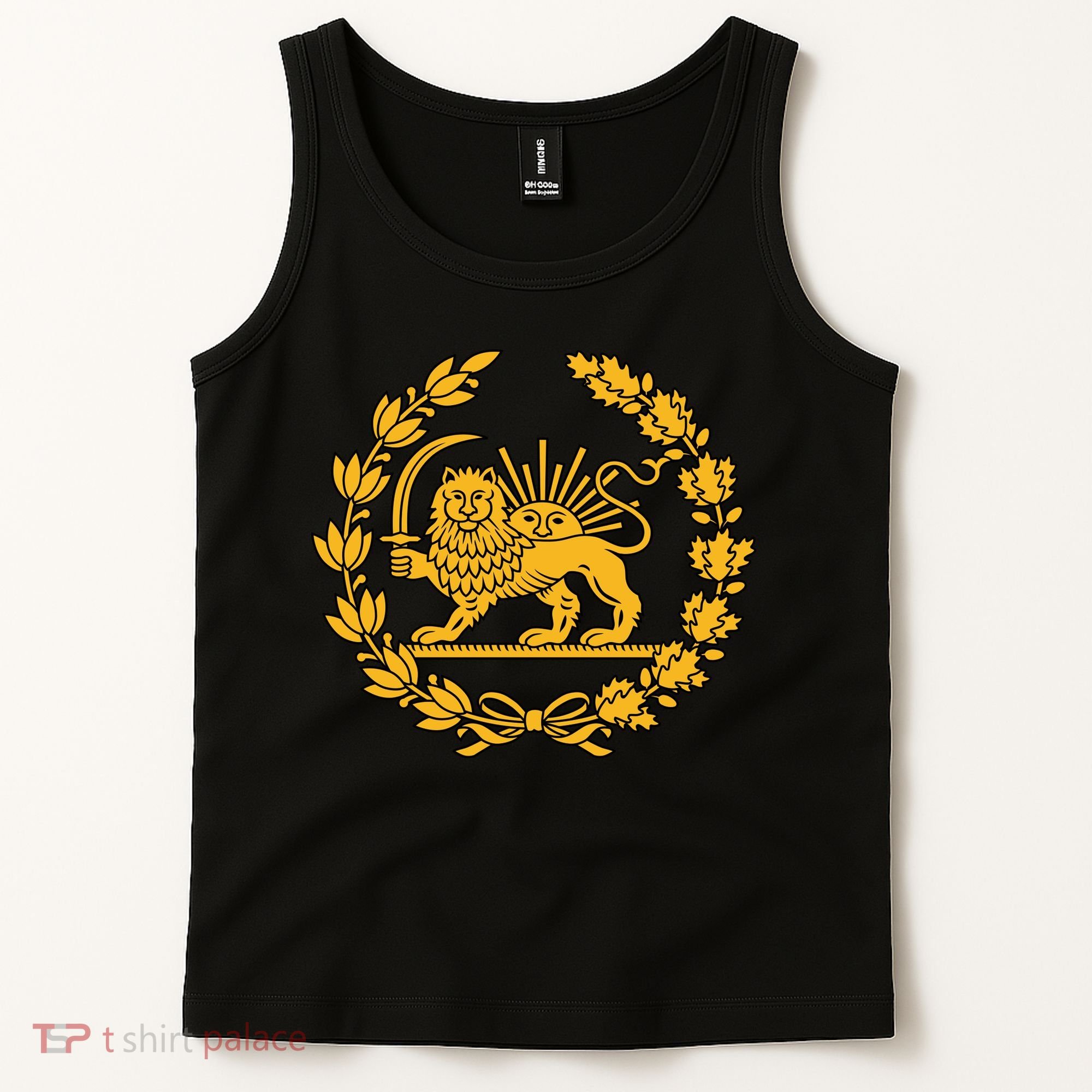 Lion And Sun Emblem Of Persia Iran Shir-o-Khoshid Tank Top
