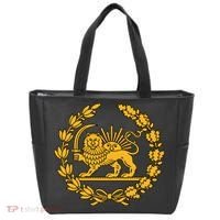 Lion And Sun Emblem Of Persia Iran Shir-o-Khoshid Tote Bag thumb 0