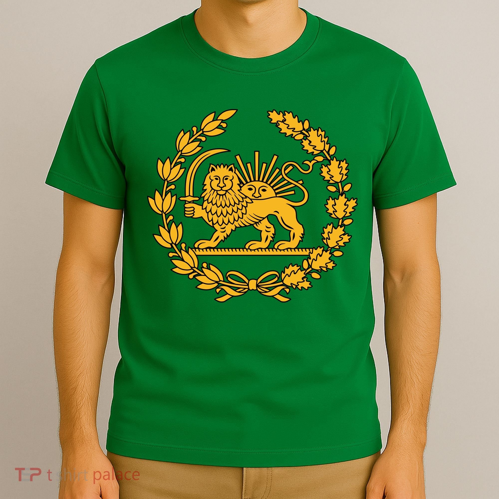 Lion And Sun Emblem Of Persia Iran Shir-o-Khoshid T-Shirt