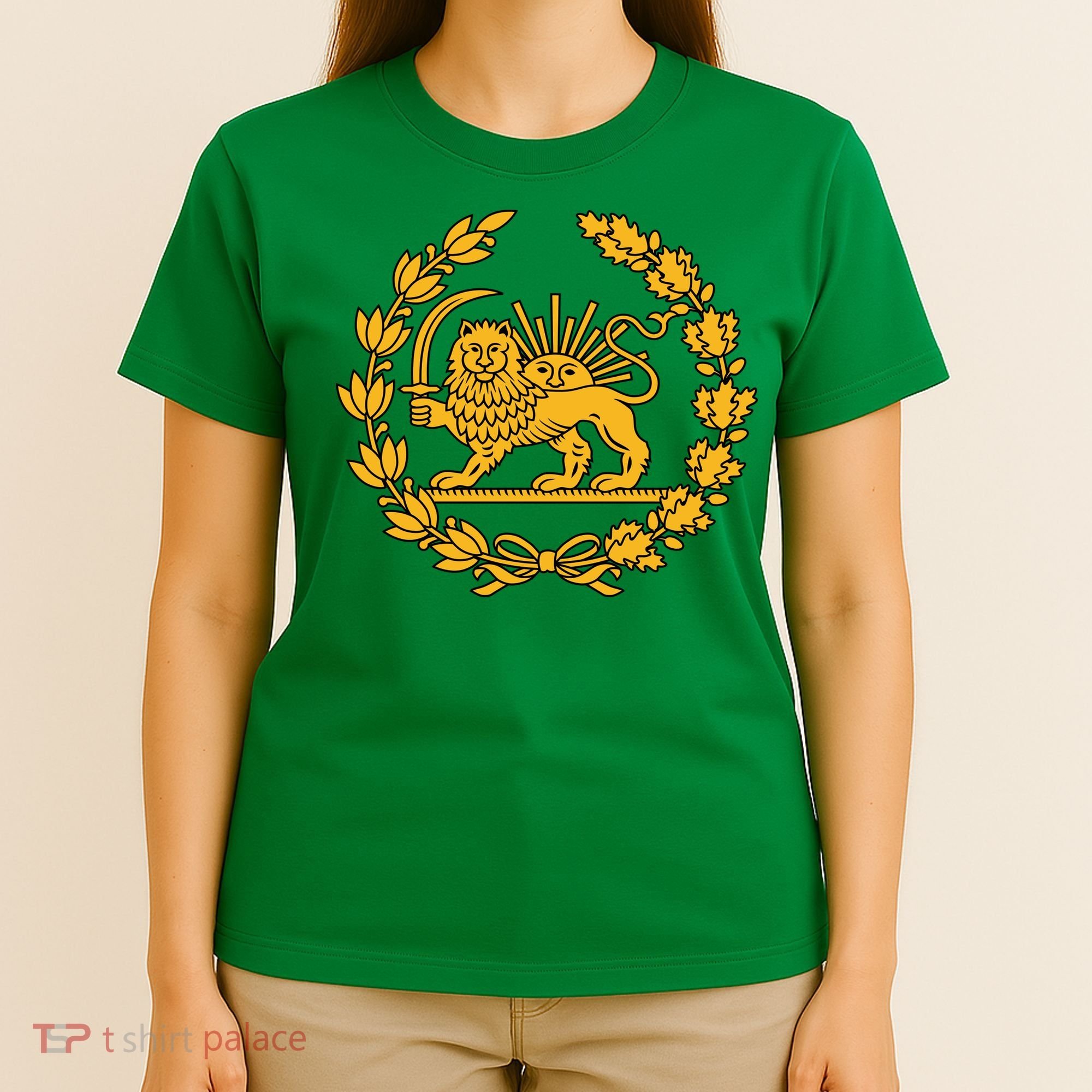 Lion And Sun Emblem Of Persia Iran Shir-o-Khoshid T-Shirt