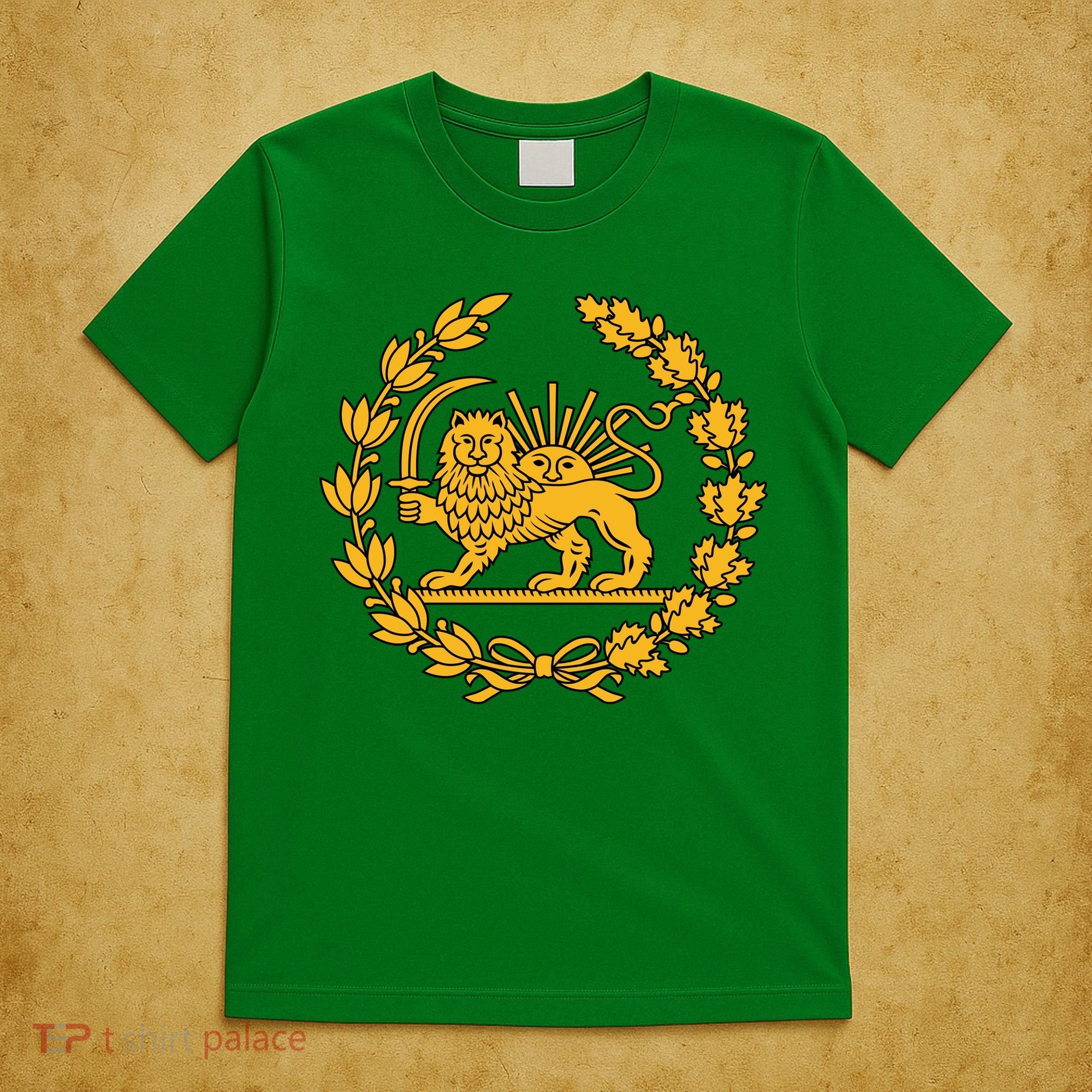 Lion And Sun Emblem Of Persia Iran Shir-o-Khoshid T-Shirt