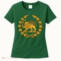 Lion And Sun Emblem Of Persia Iran Shir-o-Khoshid Women's T-Shirt thumb 0