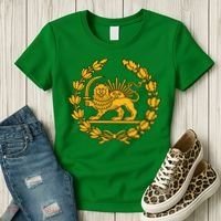 Lion And Sun Emblem Of Persia Iran Shir-o-Khoshid Women's T-Shirt thumb 3