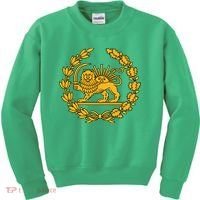 Lion And Sun Emblem Of Persia Iran Shir-o-Khoshid Kids Sweatshirt thumb 0