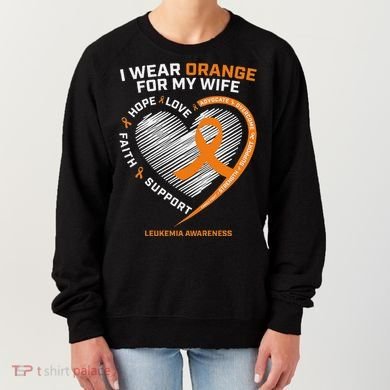 Leukemia Awareness S Wife Husband Leukemia Women's Sweatshirt