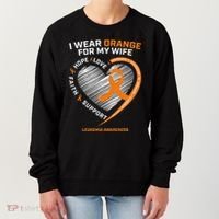 Leukemia Awareness S Wife Husband Leukemia Women's Sweatshirt thumb 0