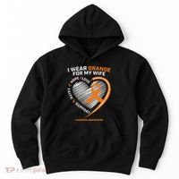 Leukemia Awareness S Wife Husband Leukemia Hoodie thumb 0