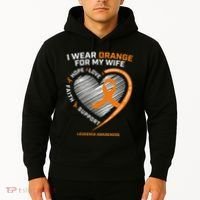 Leukemia Awareness S Wife Husband Leukemia Hoodie thumb 2