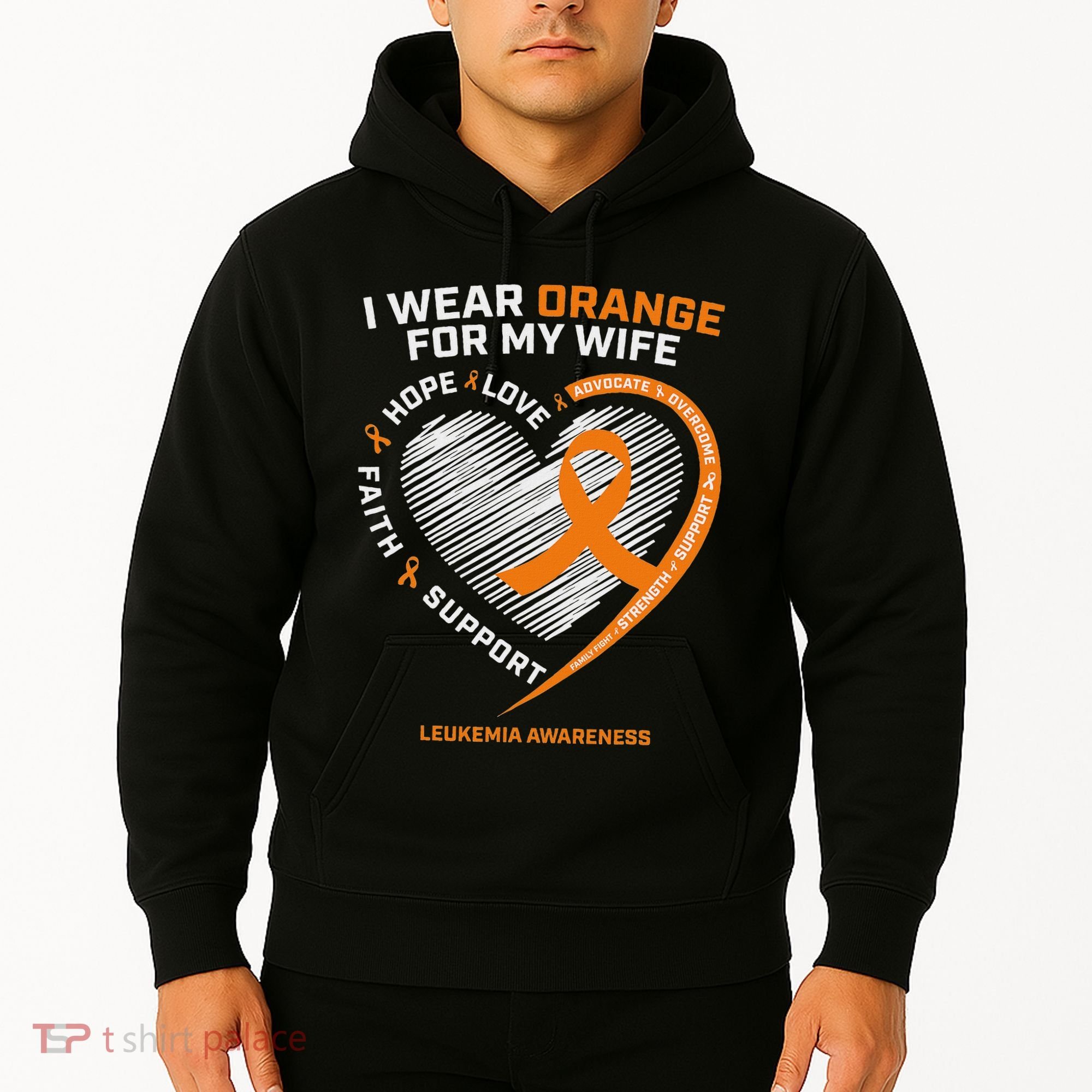 Leukemia Awareness S Wife Husband Leukemia Hoodie