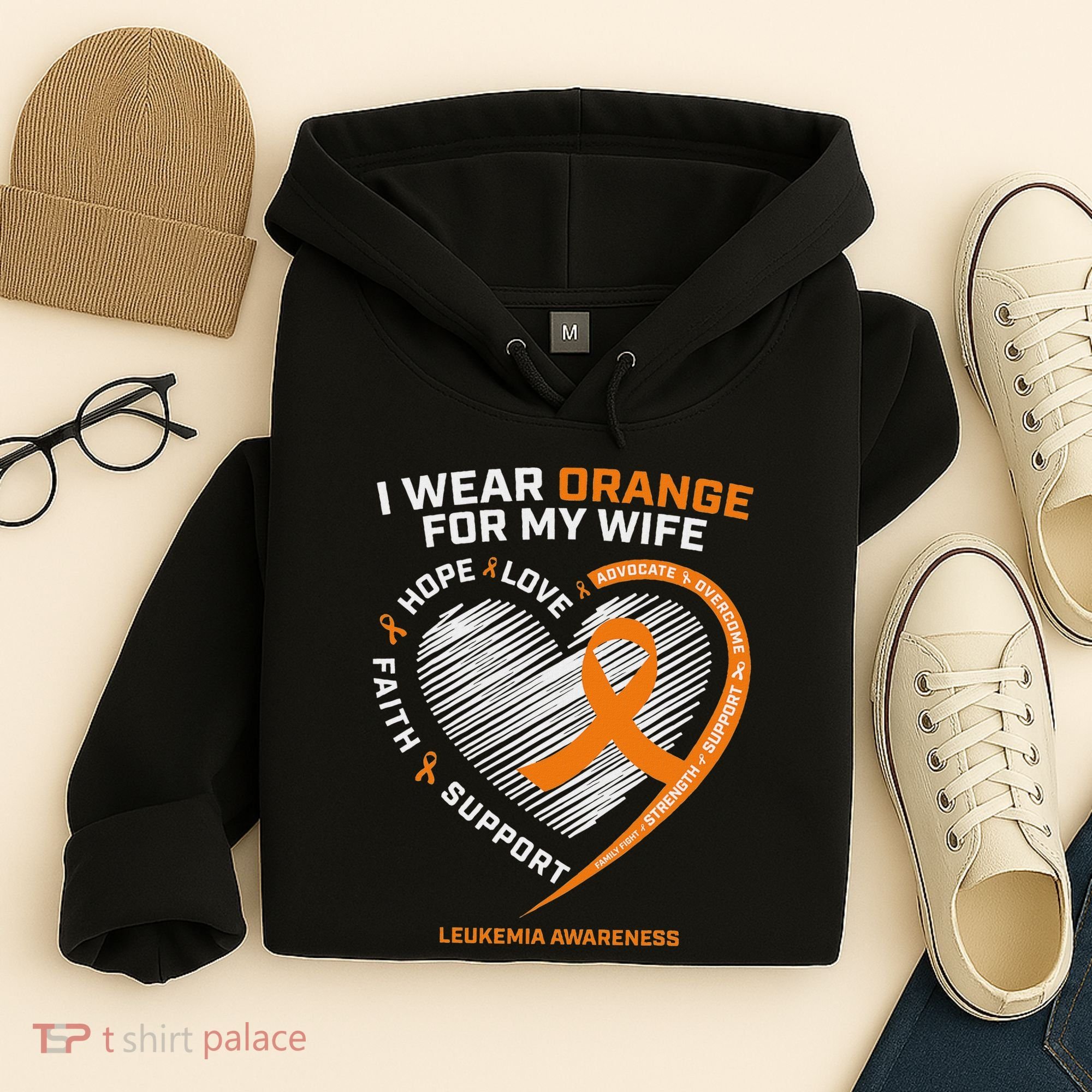 Leukemia Awareness S Wife Husband Leukemia Hoodie