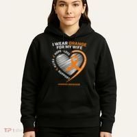 Leukemia Awareness S Wife Husband Leukemia Hoodie thumb 5