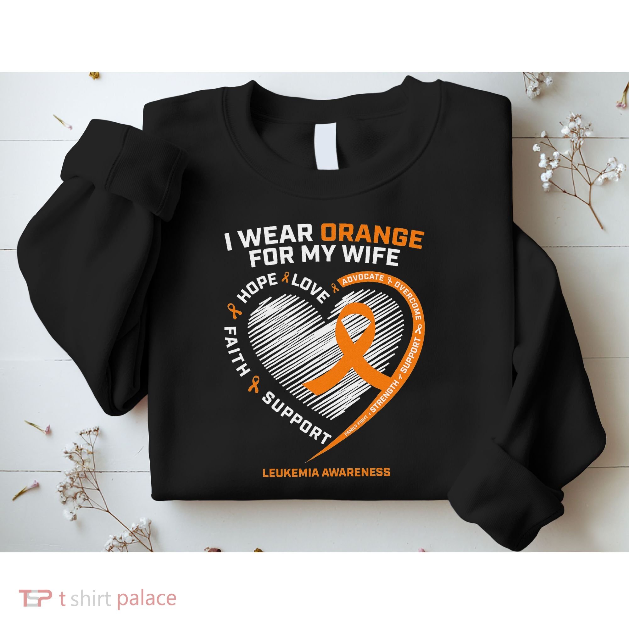 Leukemia Awareness S Wife Husband Leukemia Sweatshirt