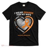 Leukemia Awareness S Wife Husband Leukemia T-Shirt thumb 0