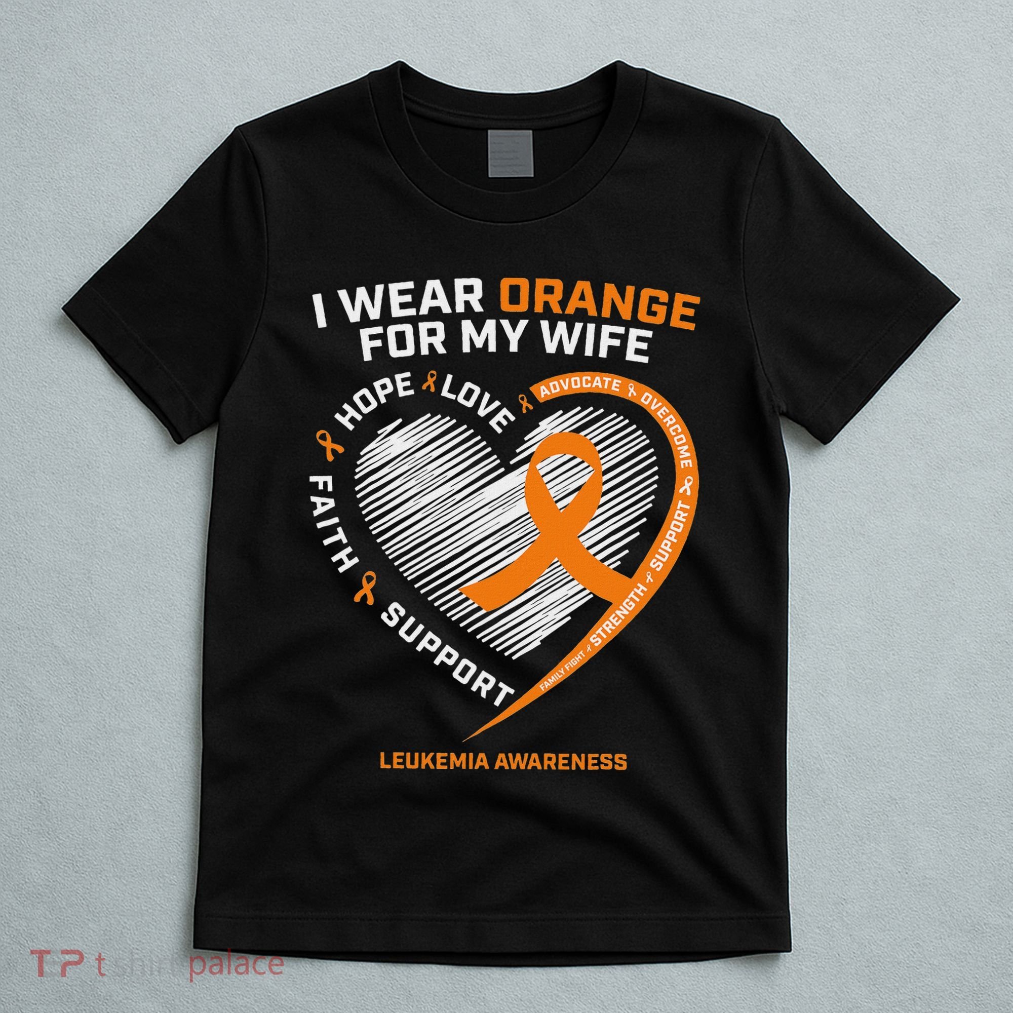 Leukemia Awareness S Wife Husband Leukemia T-Shirt