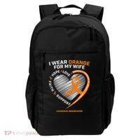 Leukemia Awareness S Wife Husband Leukemia Backpack thumb 0