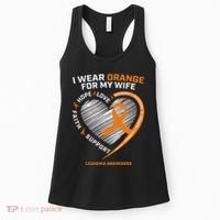 Leukemia Awareness S Wife Husband Leukemia Women's Tank Top thumb 0