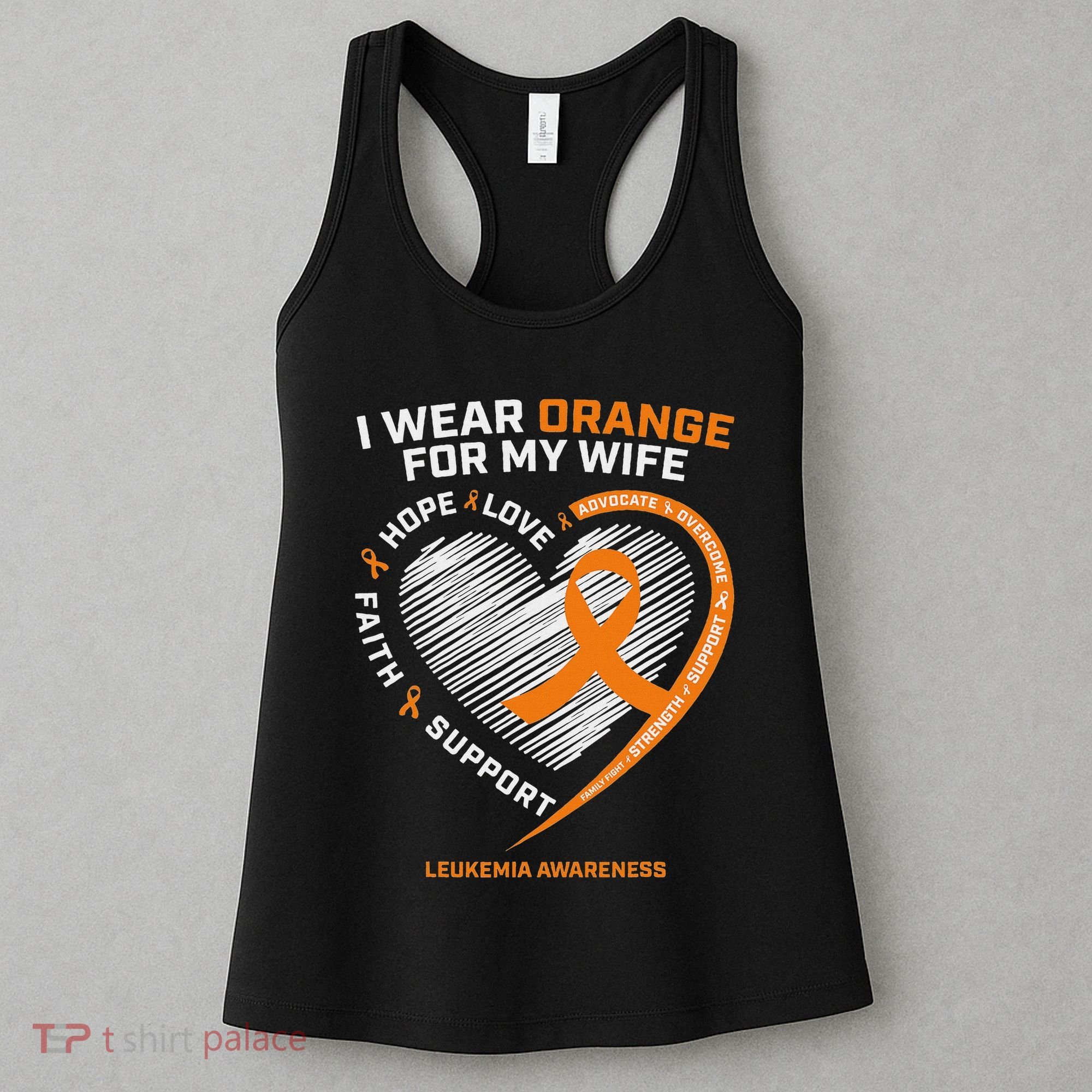Leukemia Awareness S Wife Husband Leukemia Women's Tank Top
