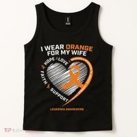 Leukemia Awareness S Wife Husband Leukemia Tank Top thumb 2