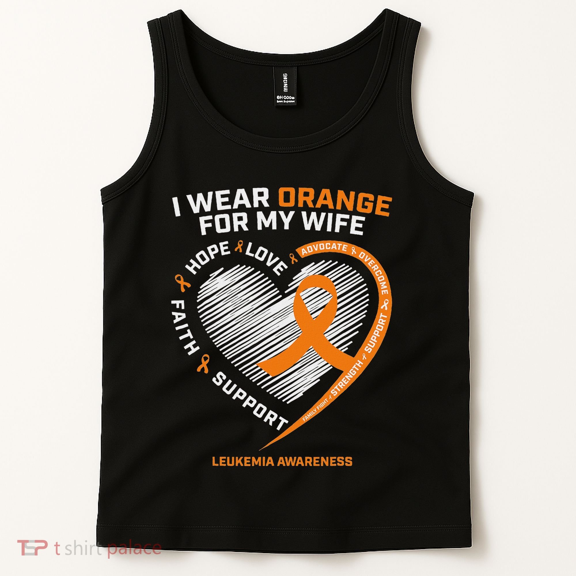 Leukemia Awareness S Wife Husband Leukemia Tank Top