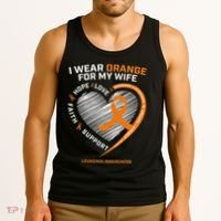 Leukemia Awareness S Wife Husband Leukemia Tank Top thumb 3