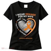 Leukemia Awareness S Wife Husband Leukemia Women's T-Shirt thumb 0