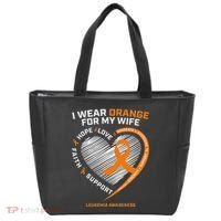 Leukemia Awareness S Wife Husband Leukemia Tote Bag thumb 0