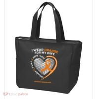 Leukemia Awareness S Wife Husband Leukemia Tote Bag thumb 3