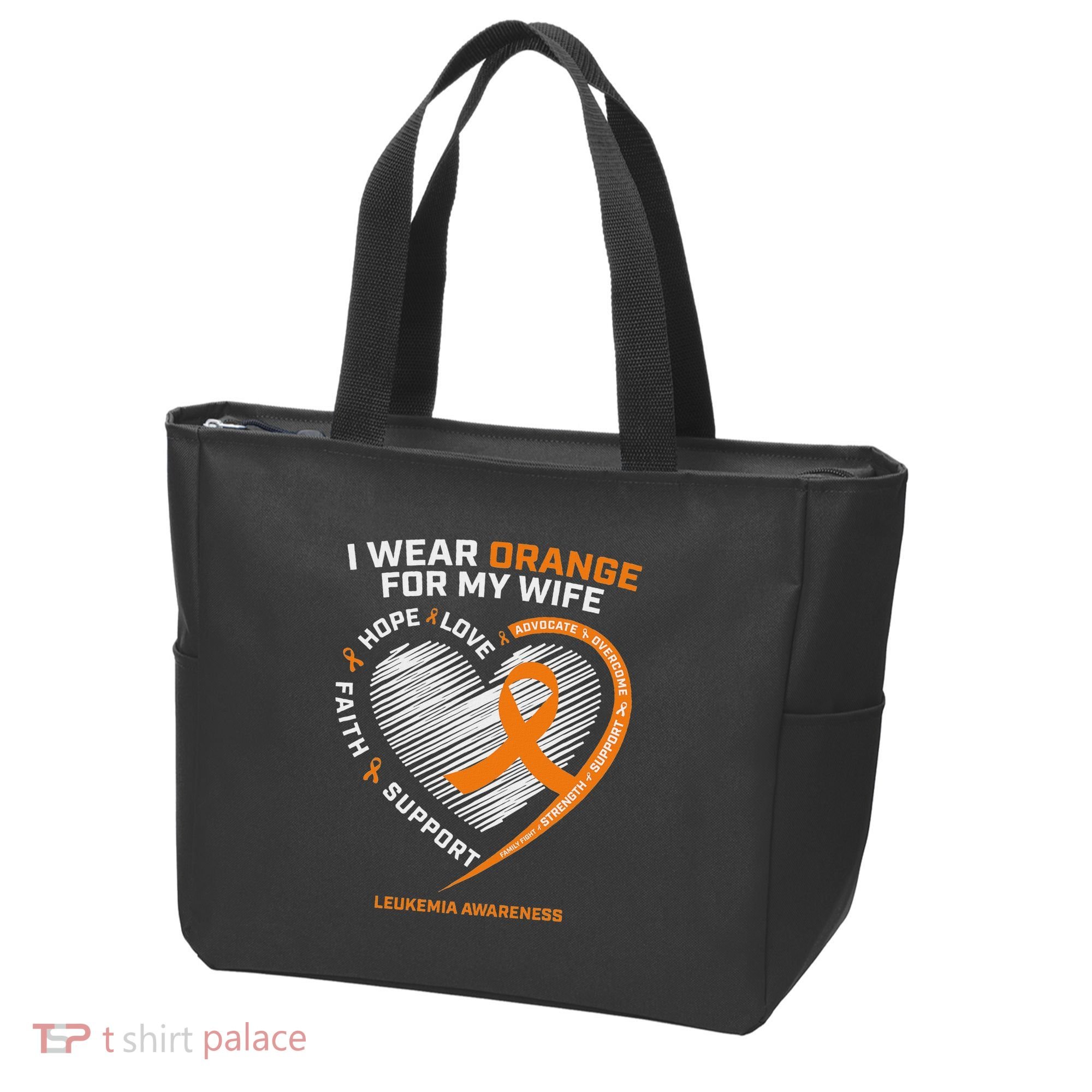 Leukemia Awareness S Wife Husband Leukemia Tote Bag