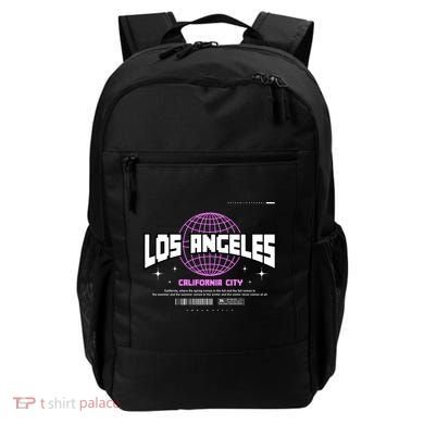 Los Angeles Slogan Retro Style Backpack