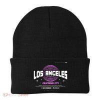 Los Angeles Slogan Retro Style Beanie thumb 0