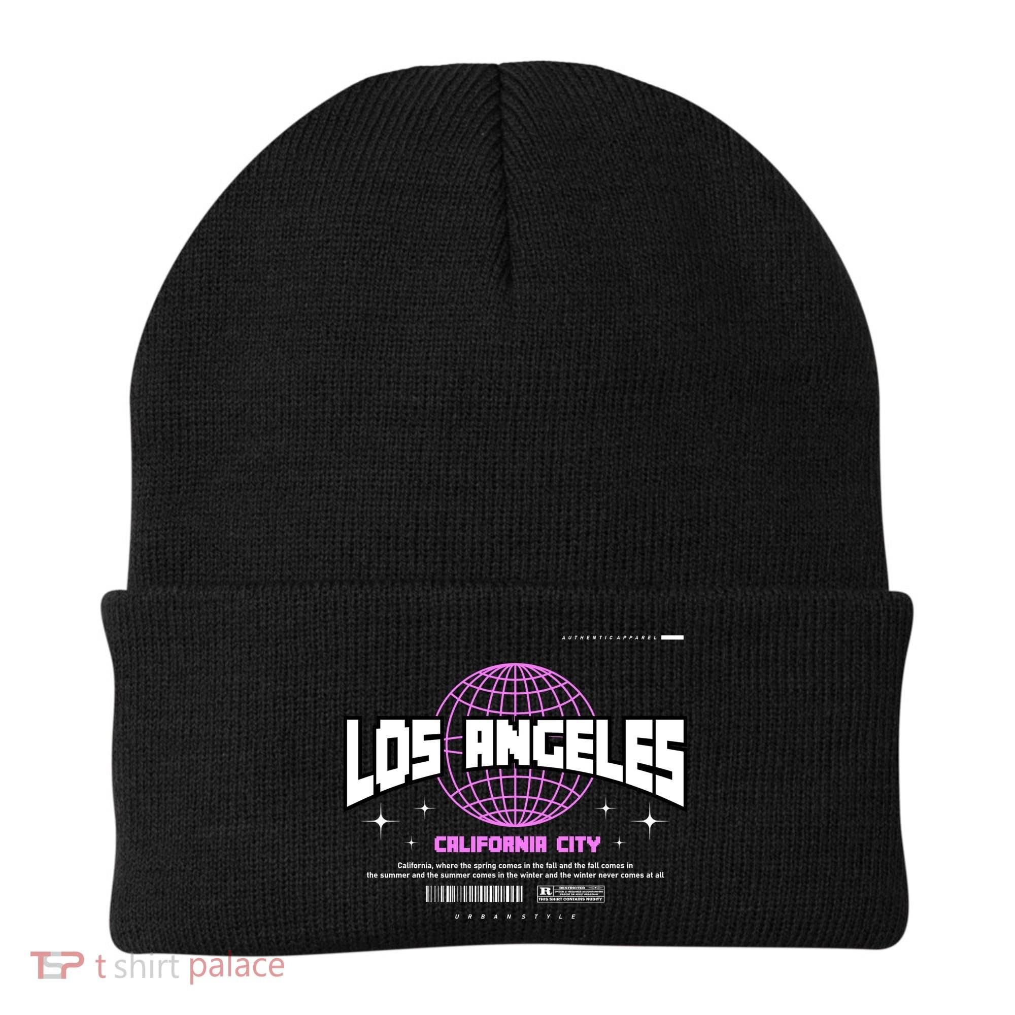 Los Angeles Slogan Retro Style Beanie